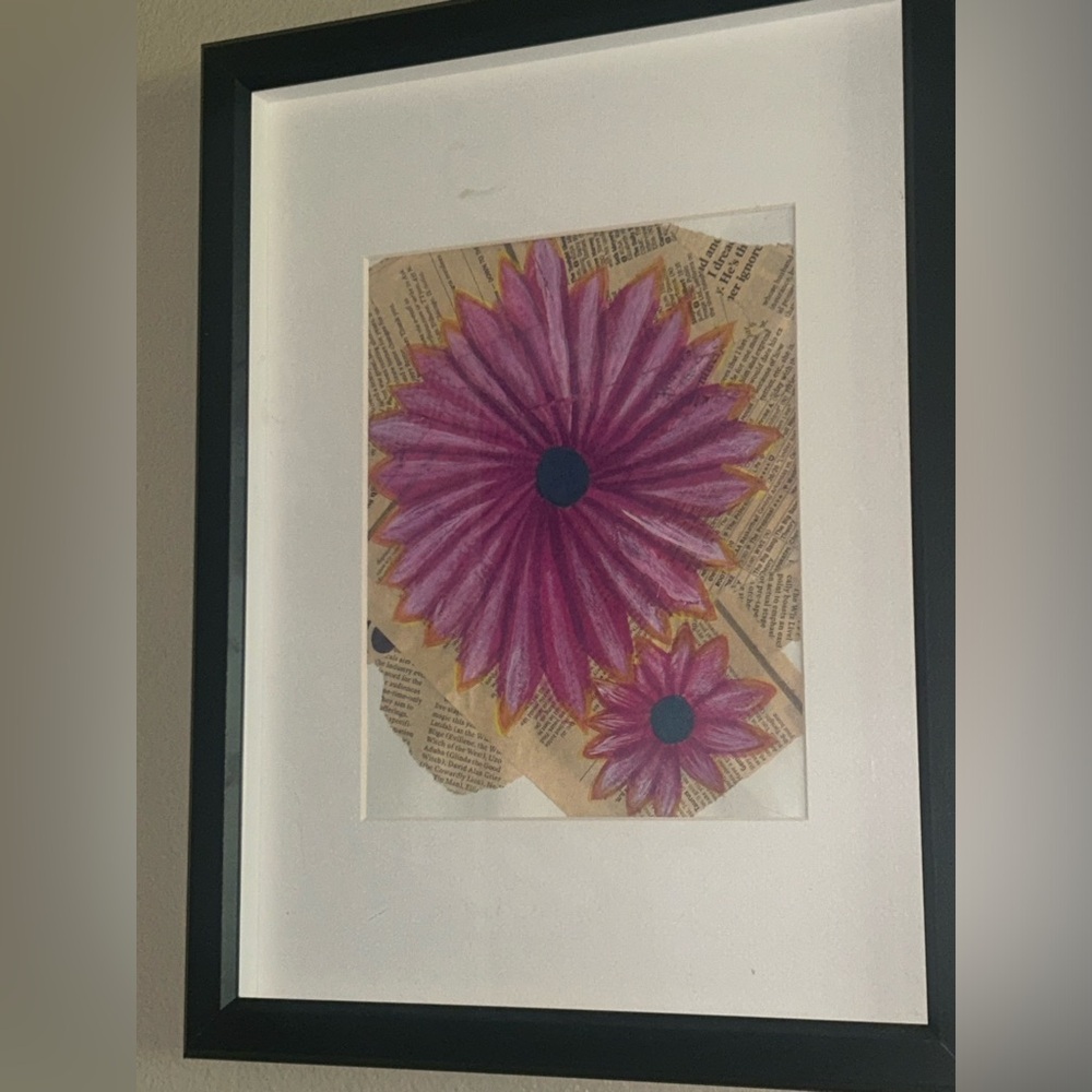 Flower Photo with frame!